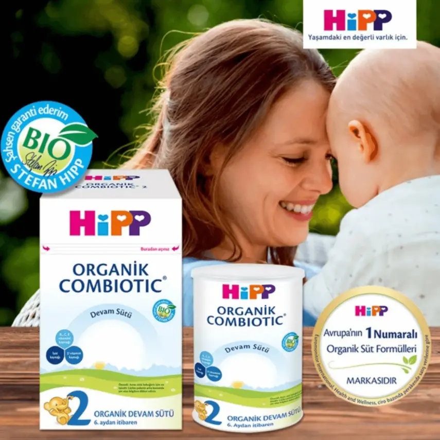 Hipp 1 Organik Combiotic Bebek Sütü 350 gr x2 - 4