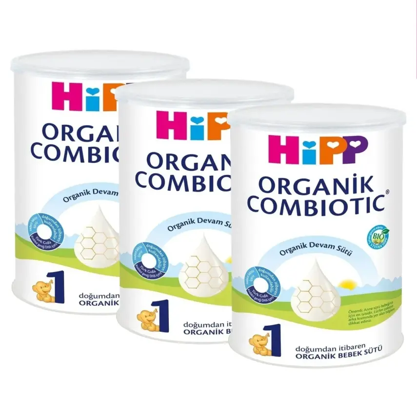 Hipp 1 Organik Combiotic Bebek Sütü 350 gr x3 - 1