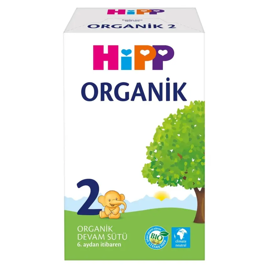 Hipp 2 Organik Devam Sütü Maması  600 gr - 1
