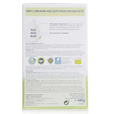 Hipp 2 Organik Keçi Sütü Bazlı Devam Sütü 400 gr - 2