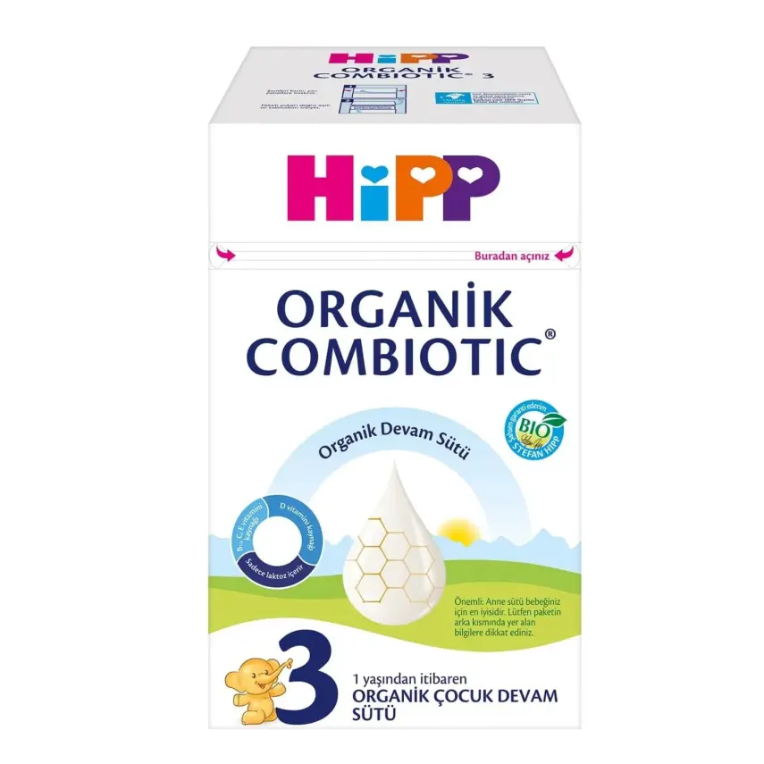 Hipp 3 Organik Combiotic Devam Sütü Maması 800 gr - 3