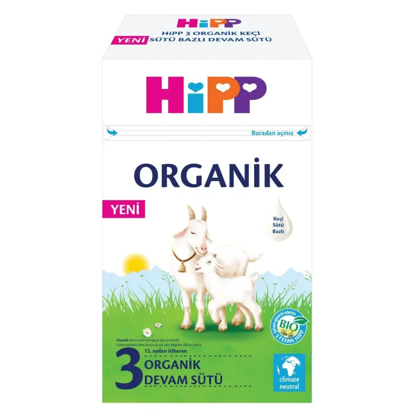 Hipp 3 Organik Keçi Sütü Bazlı Devam Sütü 400 gr - 1