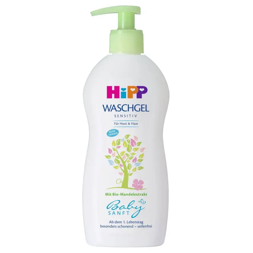 Hipp Babysanft Bebek Saç ve Vücut Banyo Jeli 400 ml - 1