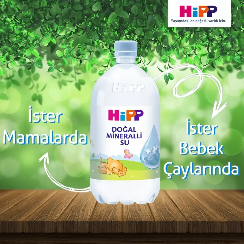 Hipp Doğal Mineralli Su 1 lt Yeni - 6