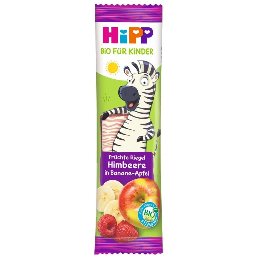 Hipp Organik Ahududulu Elmalı Muzlu Meyve Barı 23gr - 2