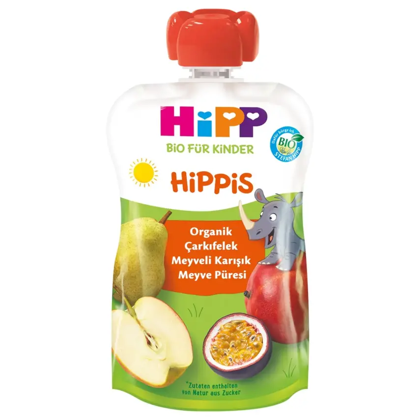 Hipp Organik Çarkıfelek Meyveli Karışık Meyve Püresi 100 gr - 3