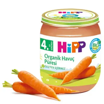 Hipp Organik Havuç Püresi 125 gr - 3