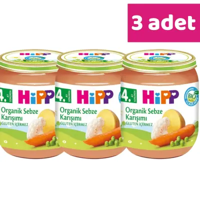 Hipp Organik Sebze Karışımı 125 gr x3 
