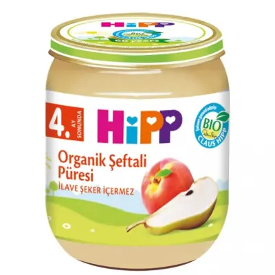 Hipp Organik Şeftali Püresi 125 gr 