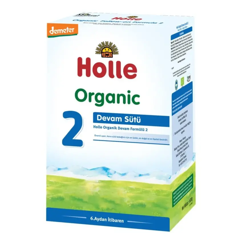 Holle 2 Organik Devam Sütü Maması 600 Gr - 1