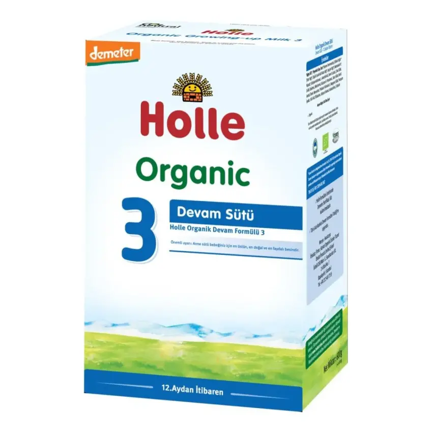 Holle 3 Organik Devam Sütü Maması 600 Gr - 1