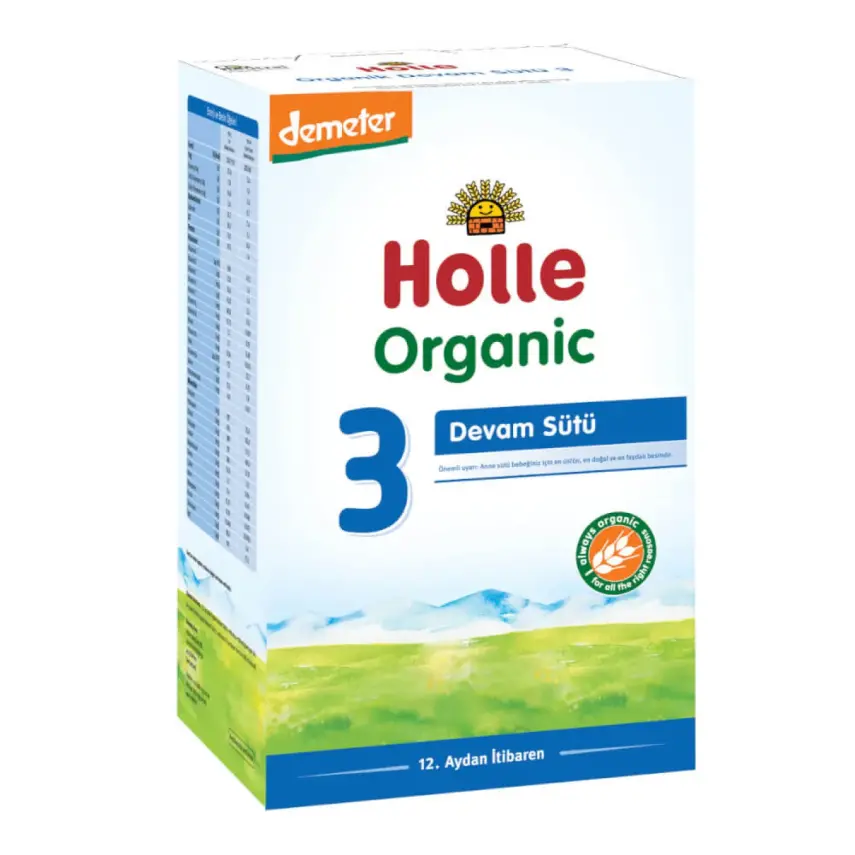 Holle 3 Organik Devam Sütü Maması 600 Gr - 2