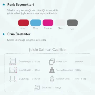 Holmen Şelale Salıncak Ekru - 2