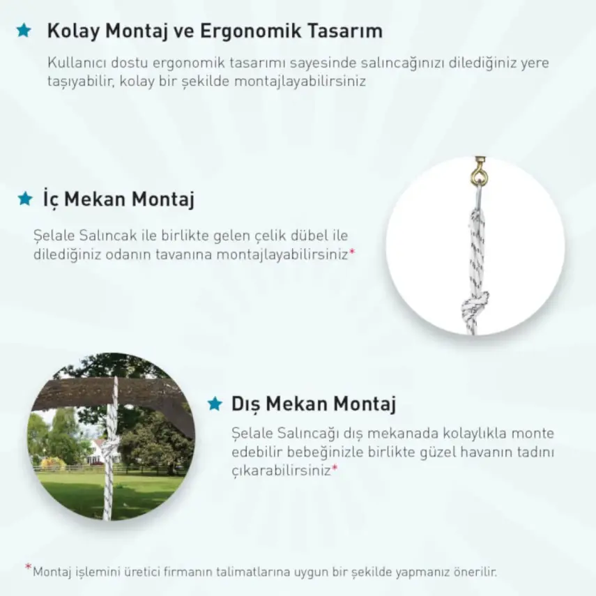 Holmen Şelale Salıncak Ekru - 3