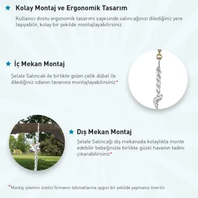 Holmen Şelale Salıncak Gold - 10