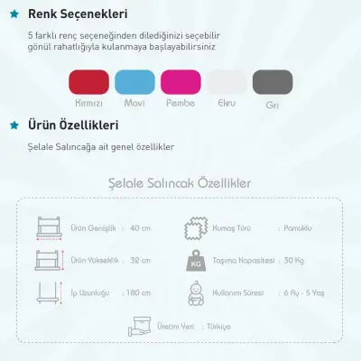 Holmen Şelale Salıncak Gold - 12