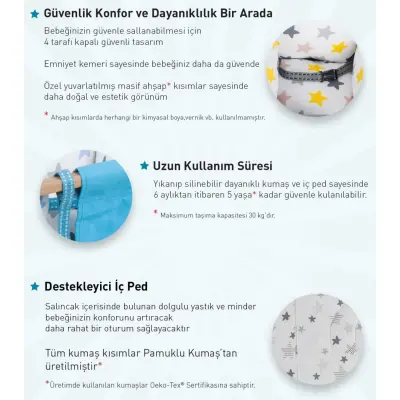 Holmen Şelale Salıncak Gold - 11