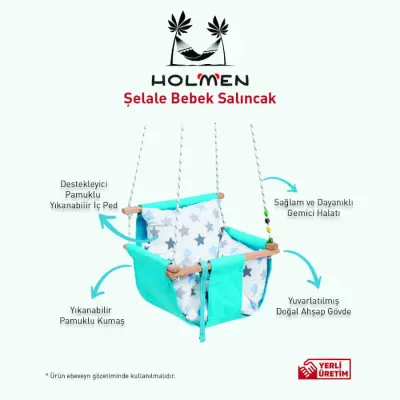 Holmen Şelale Salıncak Gri - 2