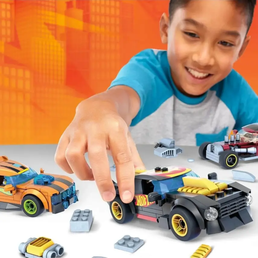Hot Wheels Aksesuarlı Dörtlü Araç Set - 2
