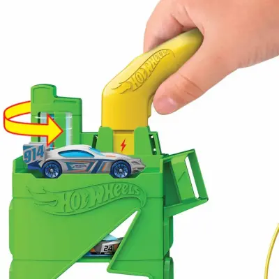 Hot Wheels Elektrikli Araç Şarj İstasyonu Oyun Seti - 2