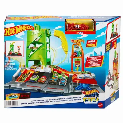 Hot Wheels Elektrikli Araç Şarj İstasyonu Oyun Seti - 5