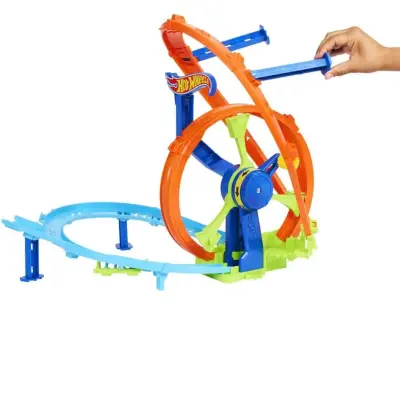 Hot Wheels Hızlı Fırlatma ve Döngü Parkuru Oyun Seti - 6