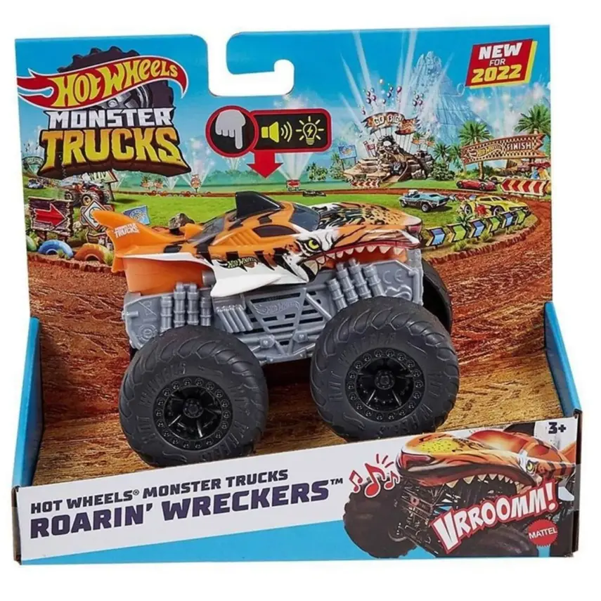 Hot Wheels Monster Trucks 1:43 Kükreyen Arabalar - 2