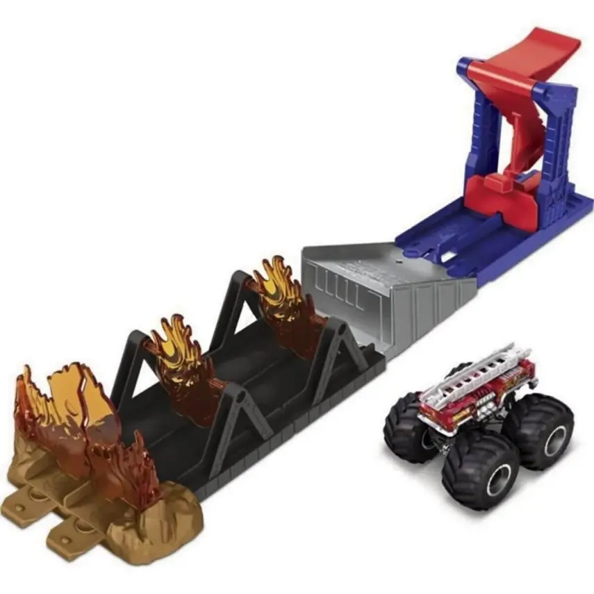 Hot Wheels Monster Trucks Aksiyona Başlangıç Oyun Seti - 1
