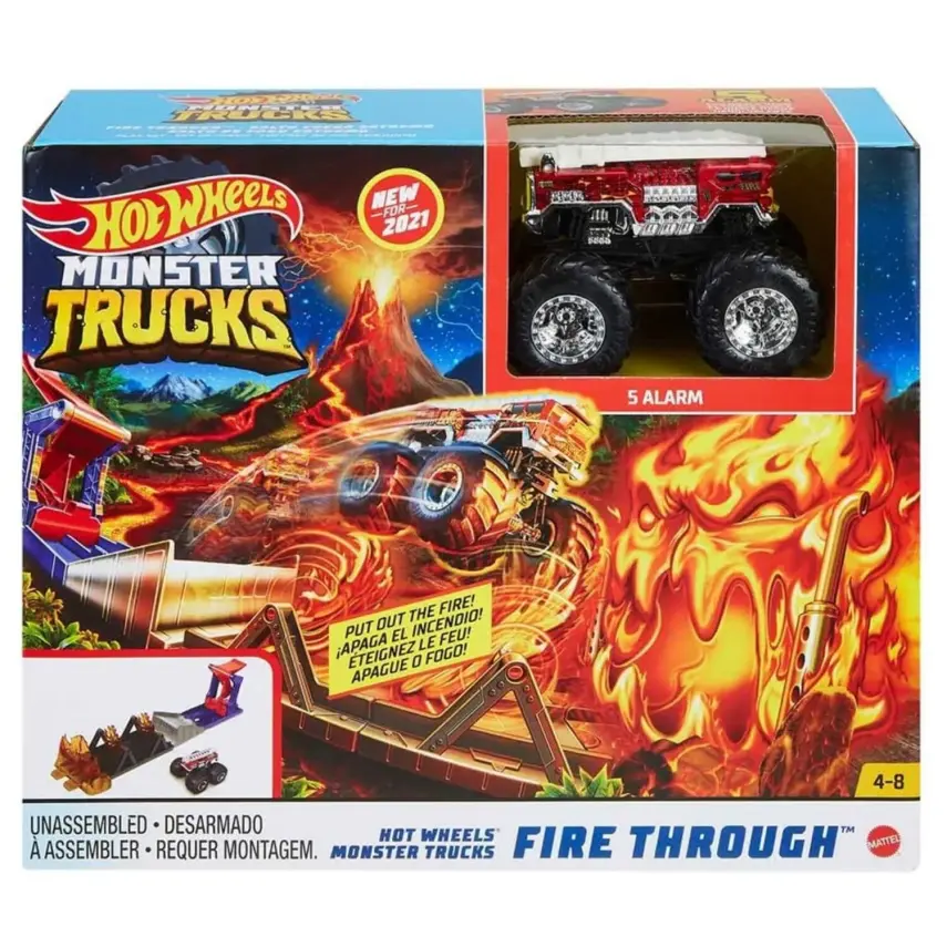 Hot Wheels Monster Trucks Aksiyona Başlangıç Oyun Seti - 2
