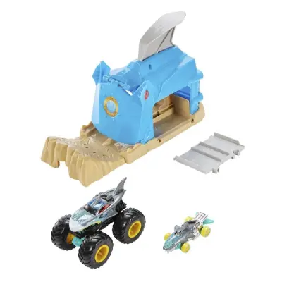 Hot Wheels Monster Trucks Fırlatıcılı Oyun Seti - 3
