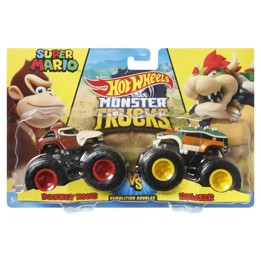 Hot Wheels Monster Trucks Güçlü İkili 1:64 Arabalar - 7