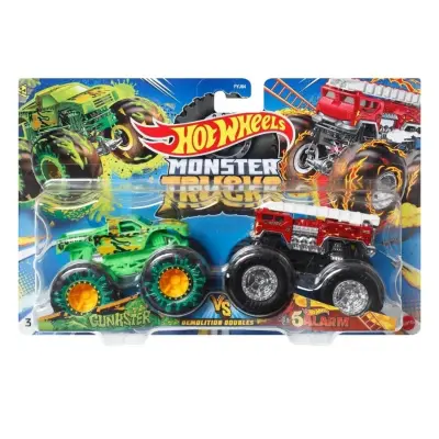 Hot Wheels Monster Trucks Güçlü İkili 1:64 Arabalar - 17