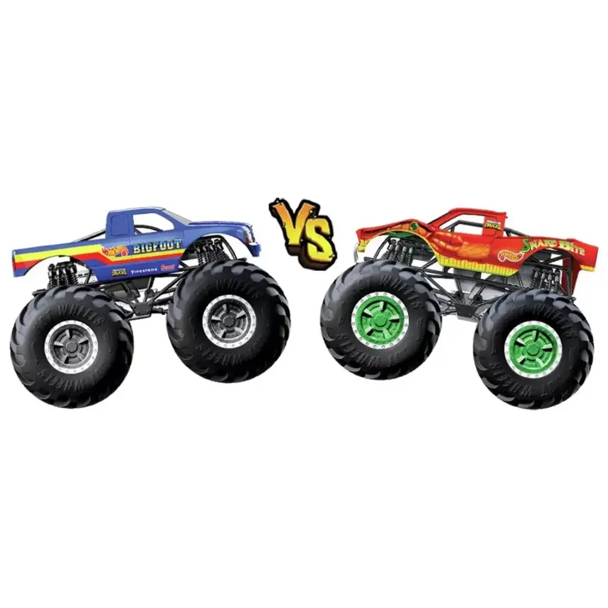 Hot Wheels Monster Trucks Güçlü İkili 1:64 Arabalar - 10