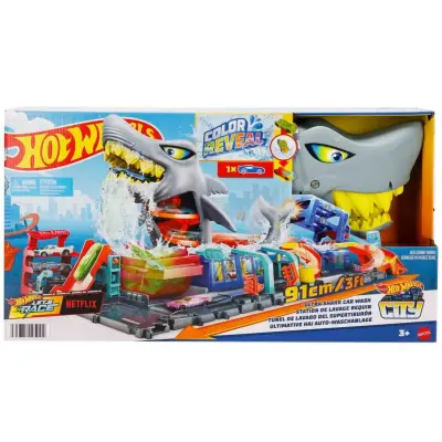 Hot Wheels Muhteşem Köpek Balığı Araba Yıkama Oyun Seti - 3