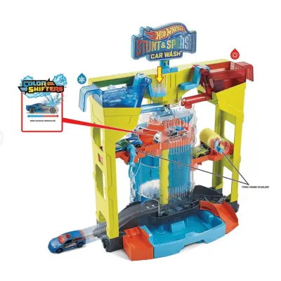 Hot Wheels Oto Yıkamada Renk Değiştirme Oyun Seti - 7