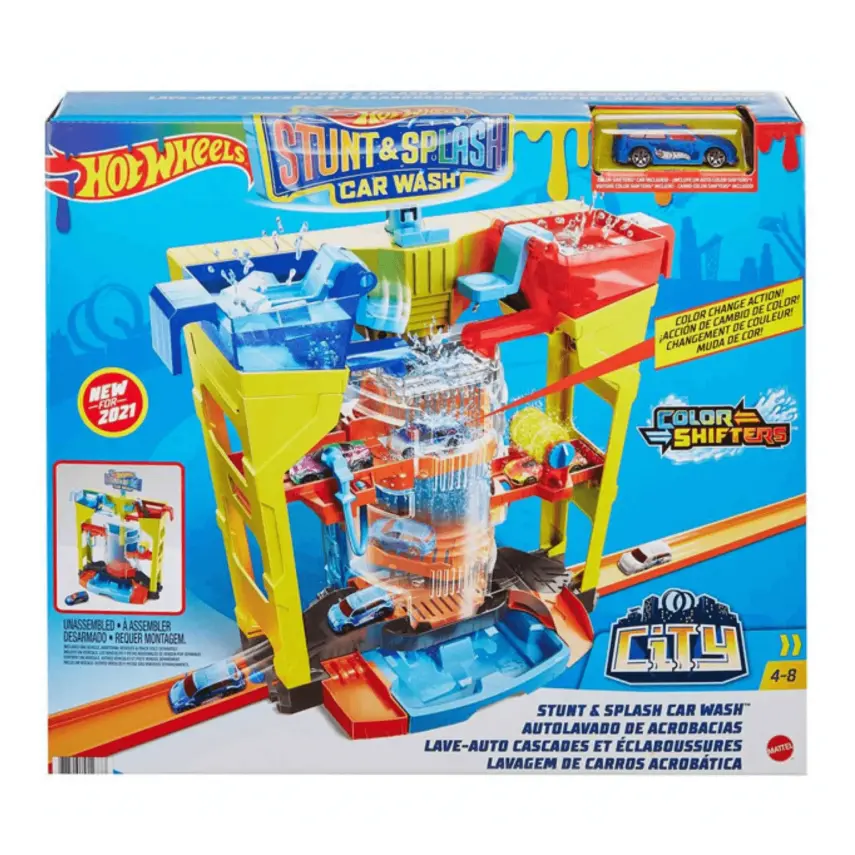 Hot Wheels Oto Yıkamada Renk Değiştirme Oyun Seti - 4