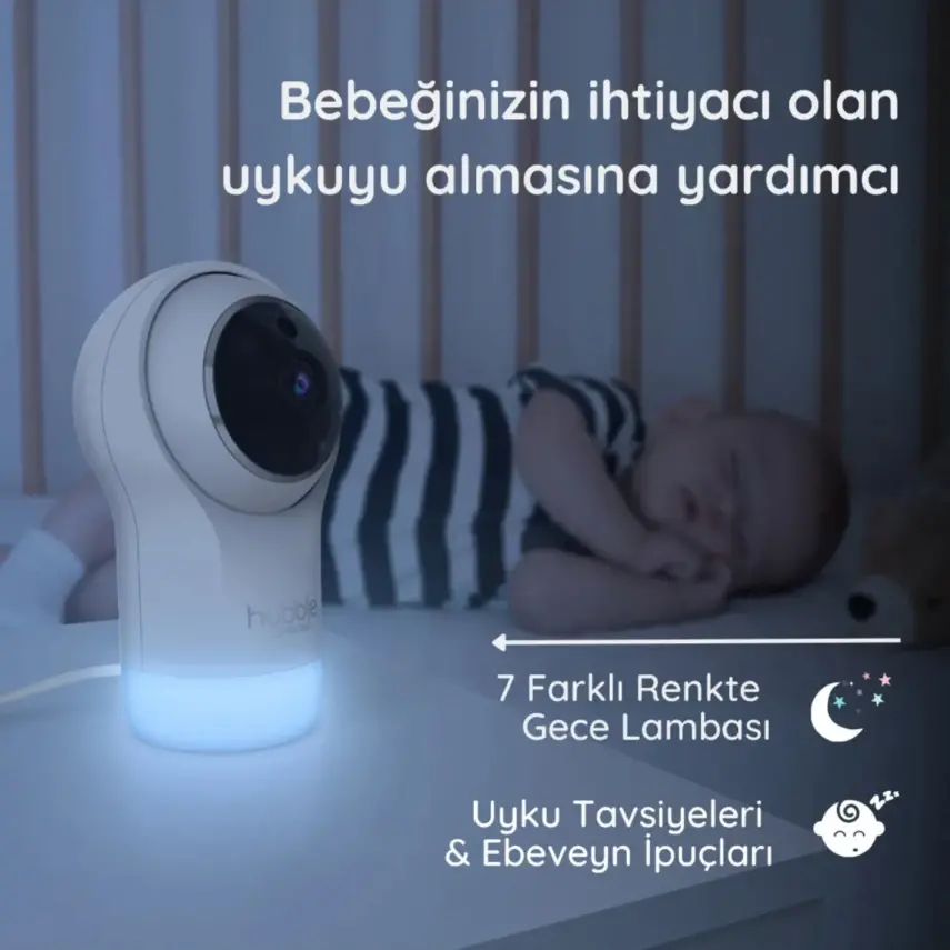 Hubble Glow Full HD Wifi Bebek Kamerası - 4