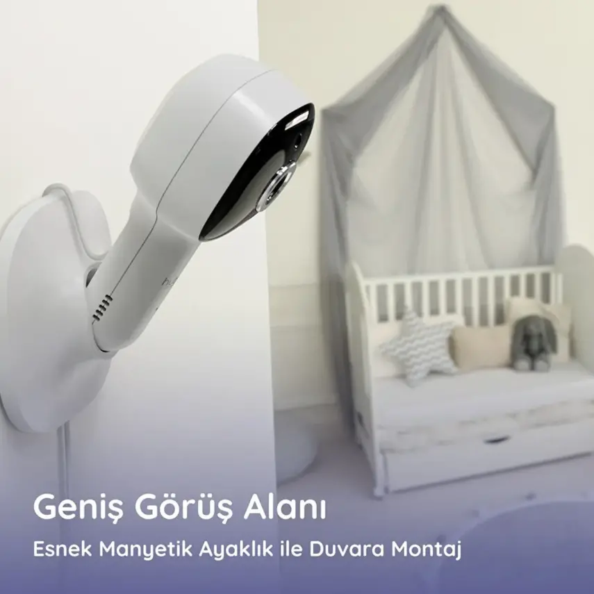 Hubble Nursery Pal Cloud  Wifi-Connect 5 inç Dijital Bebek Kamerası - 7