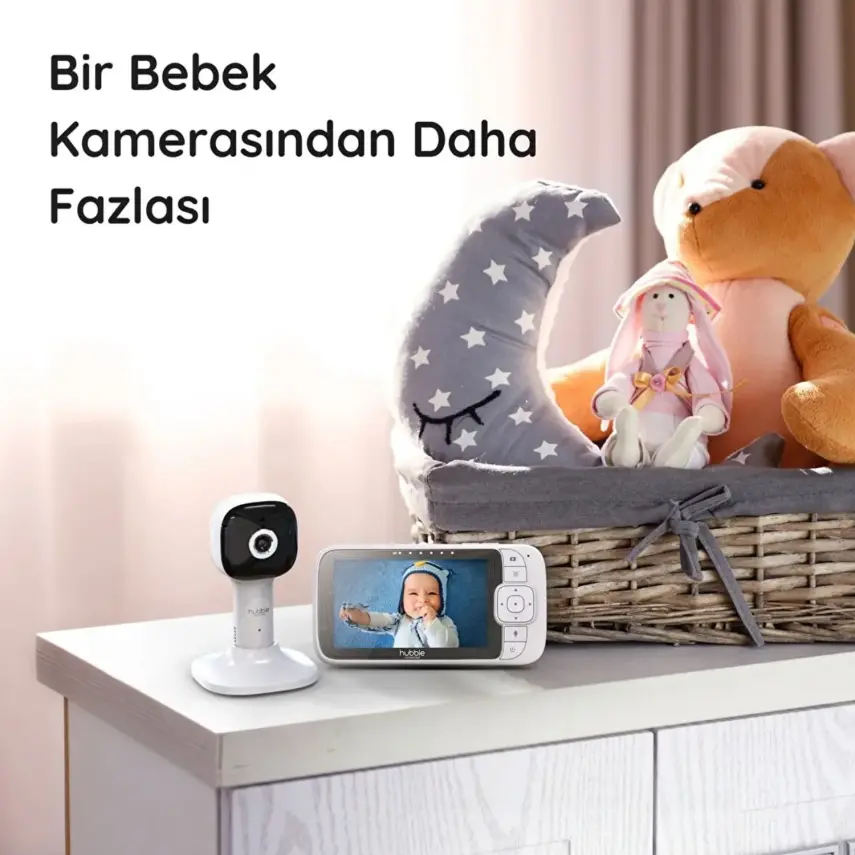 Hubble Nursery Pal Cloud  Wifi-Connect 5 inç Dijital Bebek Kamerası - 10