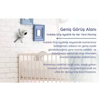 Hubble Nursery Pal  Deluxe 5 inç Dijital Bebek Kamerası - 10