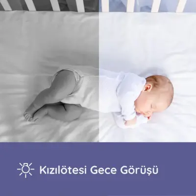 Hubble Nursery View Pro 5 inç Dijital Bebek Kamerası  - 12