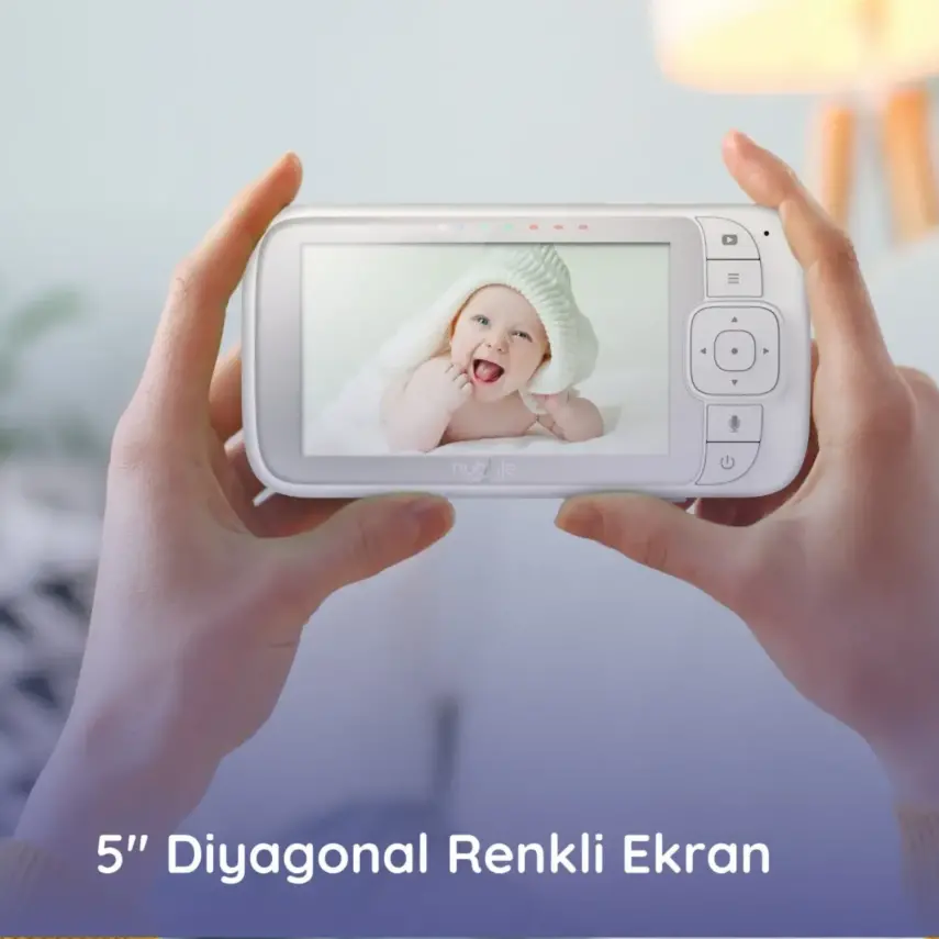 Hubble Nursery View Pro 5 inç Dijital Bebek Kamerası  - 10