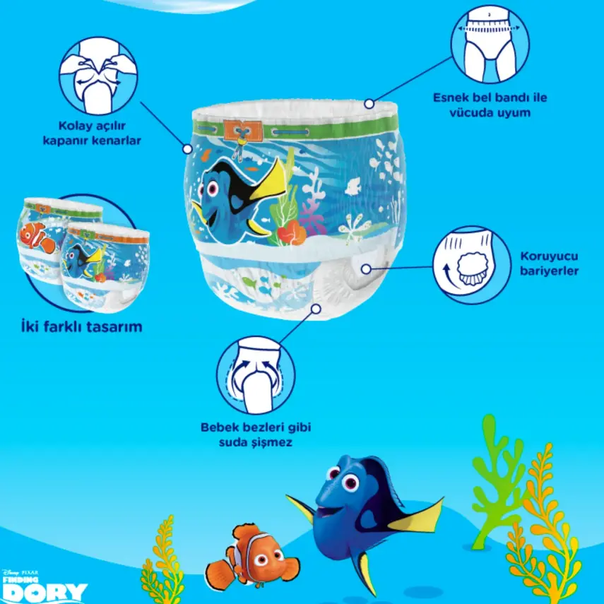 Huggies 3-4 Beden Mayo Külot Bebek Bezi (11 - 25 kg) ve Sebamed 50 Faktör Bebek Güneş Kremi 75 ml - 2