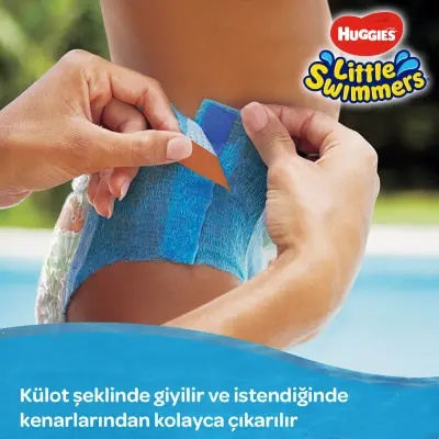 Huggies Little Swimmers Mayo Bebek Bezi Large 12-18 Kg  - 5