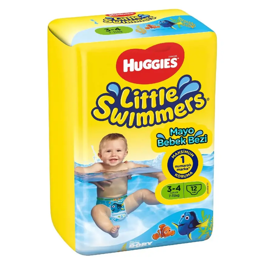 Huggies Little Swimmers Mayo Bebek Bezi Small 7-15 Kg  - 1