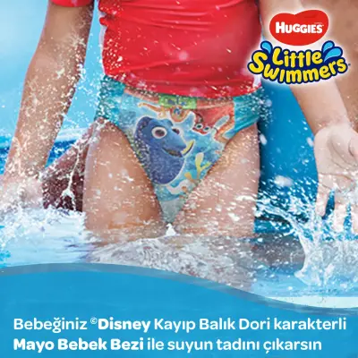 Huggies Little Swimmers Mayo Bebek Bezi Small 7-15 Kg  - 5