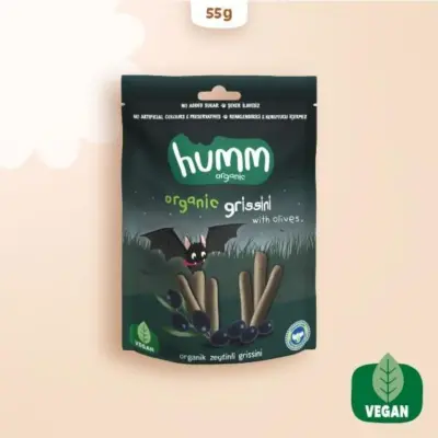Humm Organik Vegan Zeytinli Grissini 55 gr - 2