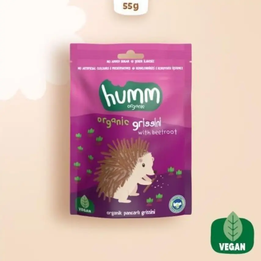 Humm Pancarlı Vegan Grissini 55 gr - 1