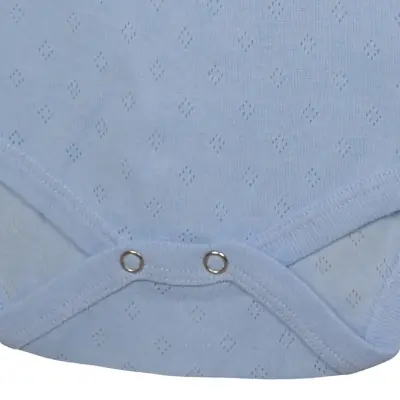 Hvc Erkek Bebek Atlet Body Jakarlı Nokta Desenli Mavi - 6