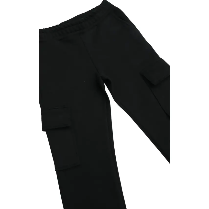 Hvc Erkek Çocuk Eşofman Takımı Kargo Siyah - Gri - 6